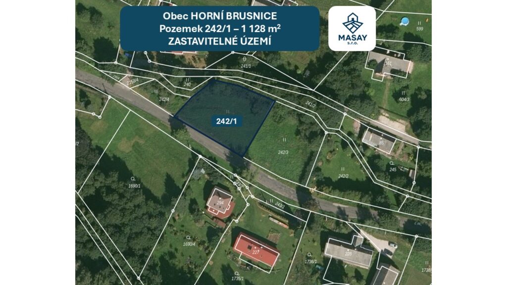 Horní Brusnice 1128 m²