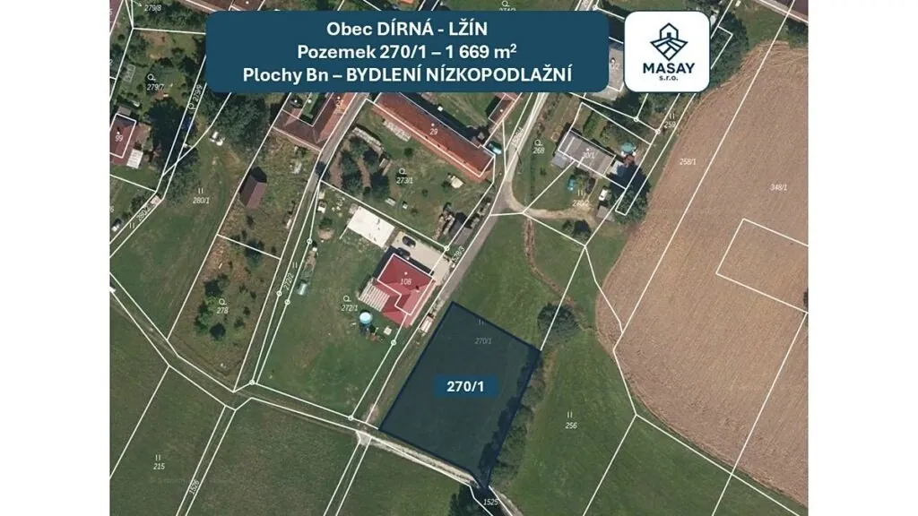 Dírná - Lžín 1 669 m² (270/1) – foto 1